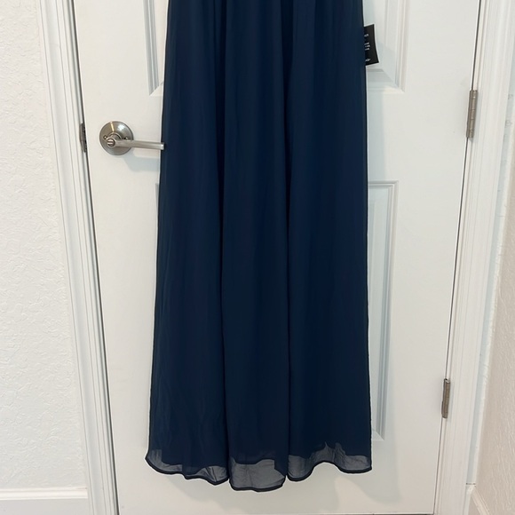 NWT Lulus Thoughts of Hue Navy Blue Surplice Maxi Dress XS - Picture 16 of 17